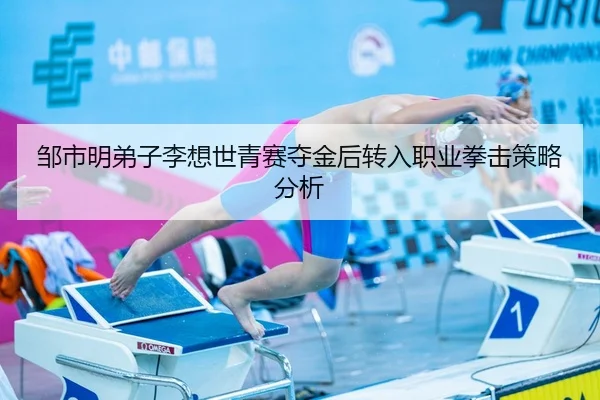 邹市明弟子李想世青赛夺金后转入职业拳击策略分析